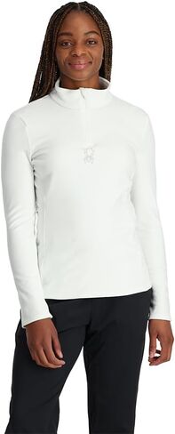 Spyder Women's Shimmer Bug Half Zip T-Neck Ski Base Layer in Saudi Arabia