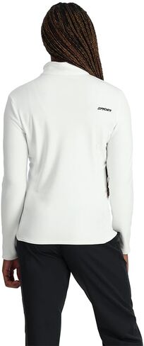 Spyder Women's Shimmer Bug Half Zip T-Neck Ski Base Layer in Saudi Arabia