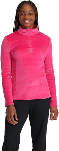 Spyder Women's Shimmer Bug Half Zip T-Neck Ski Base Layer in Saudi Arabia