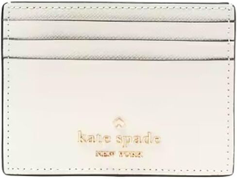 Kate Spade New York Madison Small Slim Card Holder In Meringue in Saudi Arabia