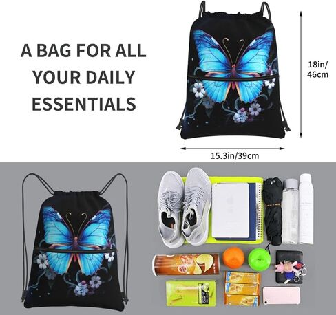 Gocerktr الرباط حقيبة الظهر حقيبة الصالة الرياضية المقاومة للماء للرجال النساء in Kuwait