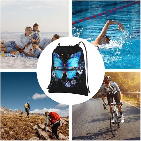 Gocerktr الرباط حقيبة الظهر حقيبة الصالة الرياضية المقاومة للماء للرجال النساء in Kuwait