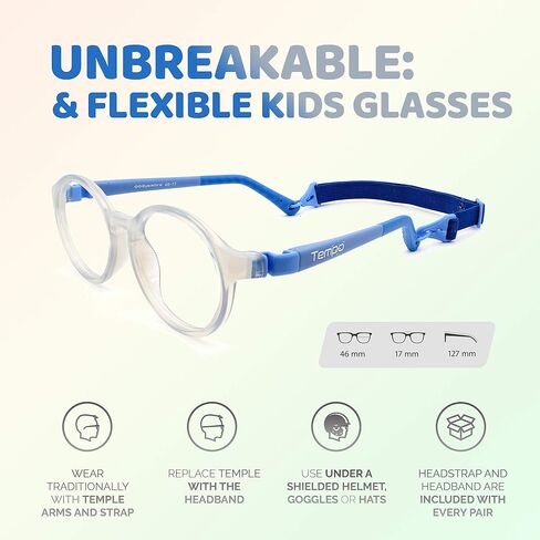 Tempo: Unbreakable Kids Glasses - Flexible Fashion Glasses For Kids - 3001 in Saudi Arabia