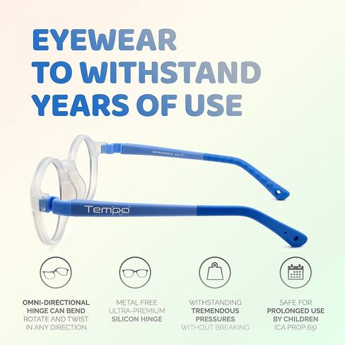 Tempo: Unbreakable Kids Glasses - Flexible Fashion Glasses For Kids - 3001 in Saudi Arabia