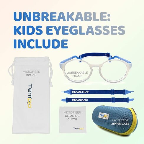 Tempo: Unbreakable Kids Glasses - Flexible Fashion Glasses For Kids - 3001 in Saudi Arabia