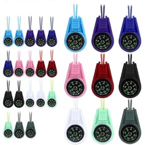27Pcs Mini Compass for Kids, Portable Compass Keychain Multi-color Kids Scout Compass for Hiking and Camping Navigation