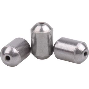 Iron Egg Sinkers Fishing Weights, 20PCS Saltwater Fishing Weights Sinkers Bass Casting Fishing Sinkers and Weights Catfishing Bottom Fishing Tackle Oval Shaped Drop Weights