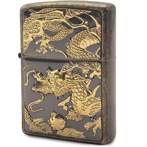 Zippo Electroformed Plate 3D Dragon Z3D-DR BNG Dragon 3D Lighter Oil Lighter