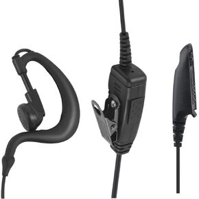 Radio Accessories Ear Piece Mic Ptt Earpiece Microphone Headset Earphone Audífonos for Motorola ht750 ht1250 ht1250ls ht 750 1250 gp328 gp340 MTX 1500 mtx9250 pr860(G Shape)