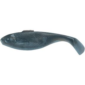 Berkley Gulp! Pogy Saltwater Fishing Soft Bait, Silver Mud, 3in