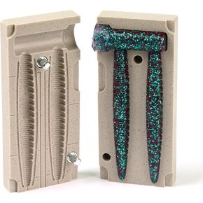 Soft Plastiс Lure Molds Making Injection Molds Fishing Molds Roboworm NED Worm 3'' Two Cavity