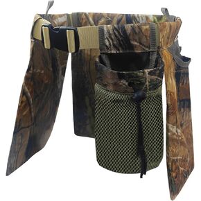Camo Dove Belt, Adjustable Dove Hunting Bags with Dove Game Bag, Shell Bags, Ammo Bag and Water Bottle Carrier, Shooting Belt for Bird Hunting, Field and Game Belt
