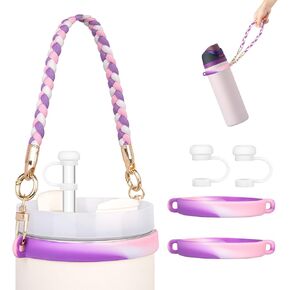 Water Bottle Handle with Strap for Stanley 12-40oz Tumbler Owala 24-40oz Water Bottle Strap Stanley Cup Accessories