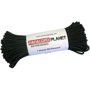 Paracord Planet 550 lb, 50' Foot Hank, Parachute Cord. Also Known as Paracord Rope, Parachute Rope, Utility Cord, Tactical Cord, and Military Cord. USA Made to Provide Durability and Strength.