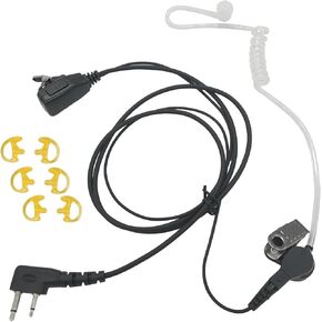 Radio Acoustic Tube Surveillance Earpiece Ptt Mic Walkie Talkie Headset Headphone for Icom IC-F24 IC-F24S M25 M72 M88 GM1600 IC F4001 F4011 F3011 F3013 V82 K1 IC-F2000 IC-F2000S 4001 v86