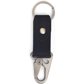 Leather Valet Keychain Leather Key Chain with Belt Loop, Leather Tactical HK EDC Clip Fob Keychain, Leather Keychain, Leather Key Holder, Key Case for Men & Women in Saudi Arabia
