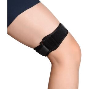 supregear IT Band Strap - Iliotibial Band Compression Wrap, Adjustable Knee Thigh Hip & ITB Support Brace Patellar Tendonitis Stabilizer for Running and Exercise - Men, Women