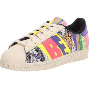adidas Originals Men's Superstar Sneaker, Black/Cloud White/Cream White, 10