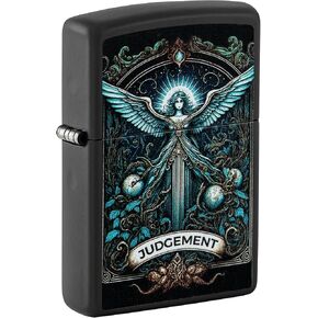 Zippo Lighter: Judgement Tarot Card - Black Matte 81575