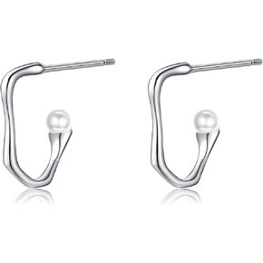 Christmas Earrings S925 Sterling Sliver Christmas Stocking Gloves Snowflake Stud Earrings Christmas Jewelry Gifts for Women Girls
