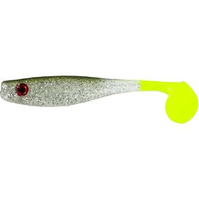 3.5" SUICIDE SHAD/CHICKEN ON A CHAIN GLOW (5 PACK)