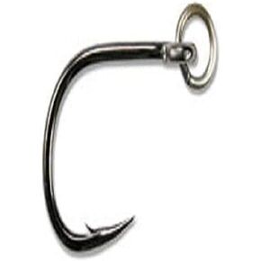 Hoodlum 4X Strong Live Bait, W/Action Ring - 7/0, Black Nickel