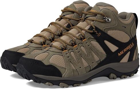 Merrell Accentor 3 Mid Wp - حذاء للرجال - جزء علوي من الجلد والقماش - مقدمة دائرية - تصميم عالي الجودة من بيكان 15 واط in Saudi Arabia