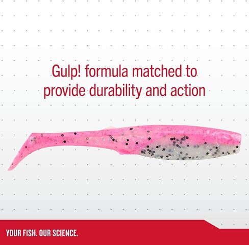 Berkley Gulp! Paddleshad Fishing Bait, Green Shiner, 3in, Extreme Scent Dispersion, Realistic Baitfish Profile, Ideal for Bass, Trout, Walleye, Pike and More in Saudi Arabia