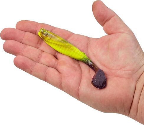 Berkley Gulp! Paddleshad Fishing Bait, Green Shiner, 3in, Extreme Scent Dispersion, Realistic Baitfish Profile, Ideal for Bass, Trout, Walleye, Pike and More in Saudi Arabia