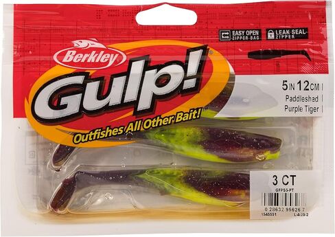 Berkley Gulp! Paddleshad Fishing Bait, Green Shiner, 3in, Extreme Scent Dispersion, Realistic Baitfish Profile, Ideal for Bass, Trout, Walleye, Pike and More in Saudi Arabia