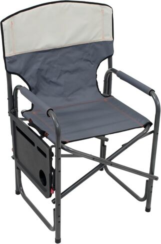 Rio Brands Broadback Compact Design Directors Outdoor Folding Camping Chair, Set of 2, Slate/Putty in Saudi Arabia