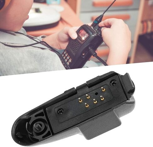 Walkie Talkie Headset Adapter,A58 UV9R Converter Walkie Talkie Headset Adapter to M Interface Compatibility with BF‑9700 BF‑A58 BF‑UV9R UV‑9R Plus in Saudi Arabia