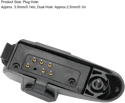 Walkie Talkie Headset Adapter,A58 UV9R Converter Walkie Talkie Headset Adapter to M Interface Compatibility with BF‑9700 BF‑A58 BF‑UV9R UV‑9R Plus in Saudi Arabia