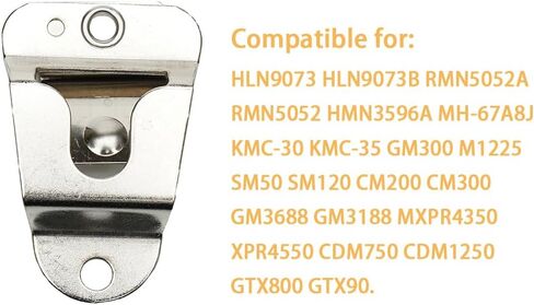 HLN9073B HLN9073 Handheld Microphone Hang Up Clip Compatible with CDM1250 CDM750 GM300 M1225 GM3688 GTX800 Kenwood TK768G TK868G TM471A Two Way Radios 6Pack in Kuwait