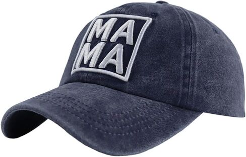 قبعة MANMESH HATT Mama للنساء، قبعة بيسبول مطرزة عتيقة للأم والجدة in Kuwait