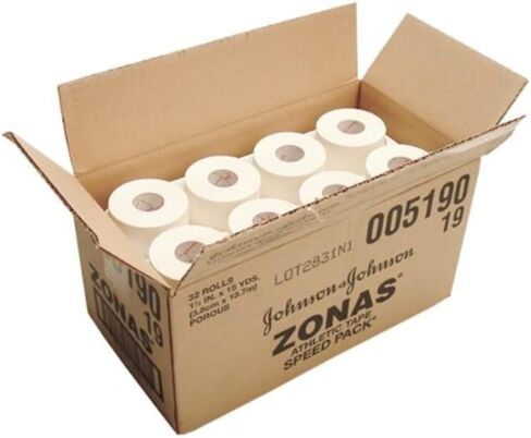 شريط زوناس الرياضي، مسامي، لفات 1-1/2 بوصة، صندوق من 32 قطعة in Kuwait