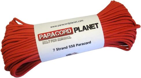 Paracord Planet 550 lb, 50' Foot Hank, Parachute Cord. Also Known as Paracord Rope, Parachute Rope, Utility Cord, Tactical Cord, and Military Cord. USA Made to Provide Durability and Strength. in Saudi Arabia
