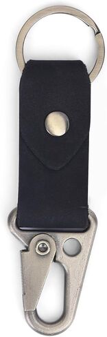 سلسلة مفاتيح جلدية Valet Keychain سلسلة مفاتيح جلدية مع حلقة حزام، سلسلة مفاتيح جلدية تكتيكية HK EDC بمشبك Fob، سلسلة مفاتيح جلدية، حامل مفاتيح جلدي، حافظة مفاتيح للرجال والنساء in Saudi Arabia