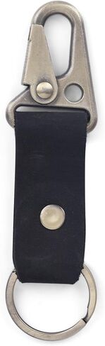 سلسلة مفاتيح جلدية Valet Keychain سلسلة مفاتيح جلدية مع حلقة حزام، سلسلة مفاتيح جلدية تكتيكية HK EDC بمشبك Fob، سلسلة مفاتيح جلدية، حامل مفاتيح جلدي، حافظة مفاتيح للرجال والنساء in Saudi Arabia