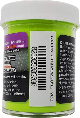 Pro Tec Powder Paint Bundle, Green Chartreuse - 3-Pack, Powder Lure Paint for Jig Heads, Fishing Lure Paint and Dye, 2 Oz in Saudi Arabia
