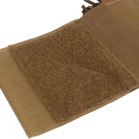 2 pcs Elastic Mag Holder Radio Pouch with Hook and Loop Cummerbund Side Magazine Holster for PC-V5 Tactical Chest Rig Vest in Saudi Arabia