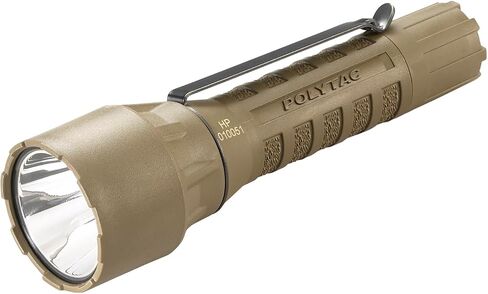 Streamlight 88861 PolyTac LED HP مصباح يدوي مع بطاريات ليثيوم، ذئب البراري - 275 لومن in Saudi Arabia