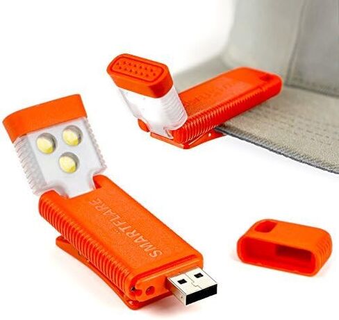 SwivelClip Mini LED Light Clip On Ball Cap أو قميص مصباح يدوي قابل لإعادة الشحن in Saudi Arabia