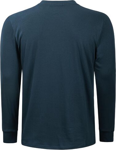 Derminpro Men's Stretchy Ribbed Short Sleeve Henley Shirts Soft Muscle T-Shirts in Saudi Arabia