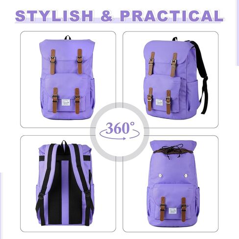 حقيبة ظهر تشيس شيك للرجال والنساء، حقيبة ظهر كلاسيكية مقاس 15.6 بوصة حقيبة عصرية للجنسين حقيبة يومية كاجوال للسفر والجامعة والعمل (أسود) in Kuwait