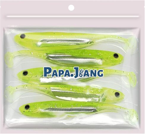 Soft Fishing Lure, Artificial Lure Swimbaits, Wiggle Paddle Tail, Multiple Color Available, Saltwater/Freshwater in Saudi Arabia