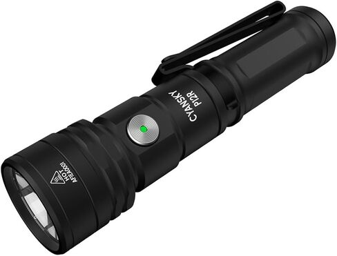 Rechargeable Flashlight,Super Bright,Flashlights High Lumens, Small EDC Flashlights for Emergencies,with Magnetic Base,IP68 Waterproof Flash Light for Camping,Hiking,Outdoor,Home (Black) in Saudi Arabia