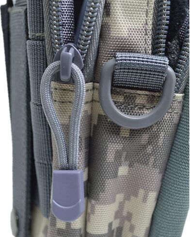 Tactical Waist Packs, Military Molle Compact Waist Bag, Multifunctional Fanny Pack Pouch for Camping Hiking Cycling Hunting Climbing Travel (Black) in Saudi Arabia