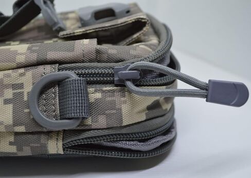Tactical Waist Packs, Military Molle Compact Waist Bag, Multifunctional Fanny Pack Pouch for Camping Hiking Cycling Hunting Climbing Travel (Black) in Saudi Arabia