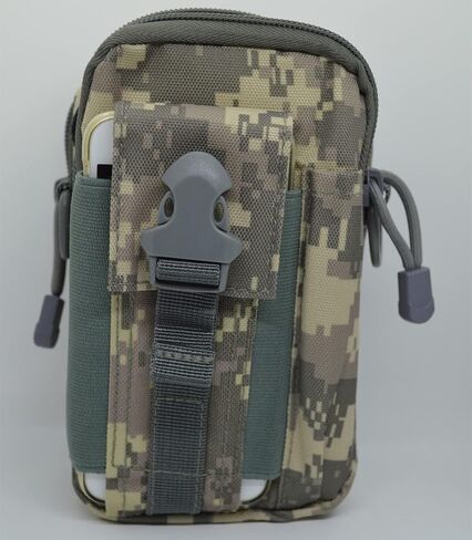 Tactical Waist Packs, Military Molle Compact Waist Bag, Multifunctional Fanny Pack Pouch for Camping Hiking Cycling Hunting Climbing Travel (Black) in Saudi Arabia
